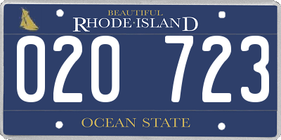 RI license plate 020723