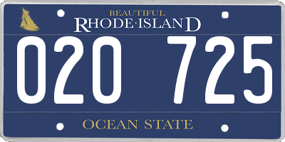 RI license plate 020725