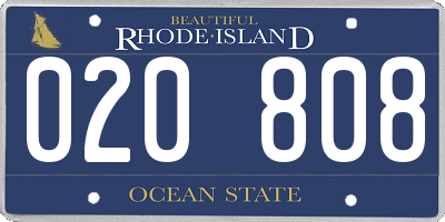 RI license plate 020808