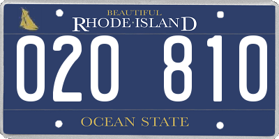 RI license plate 020810