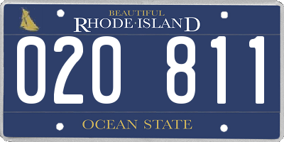 RI license plate 020811