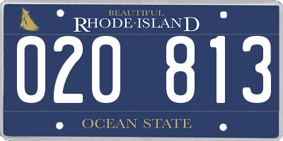 RI license plate 020813