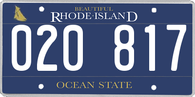 RI license plate 020817