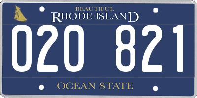 RI license plate 020821