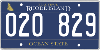 RI license plate 020829