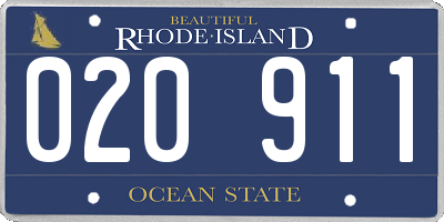 RI license plate 020911