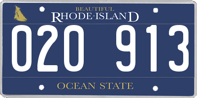 RI license plate 020913