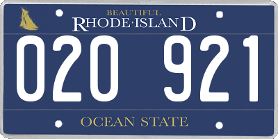 RI license plate 020921