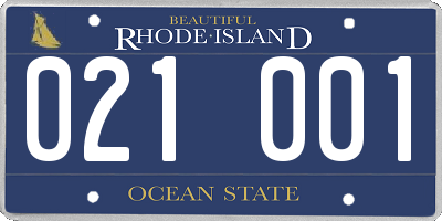 RI license plate 021001