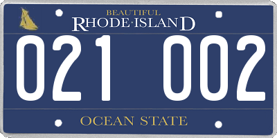 RI license plate 021002
