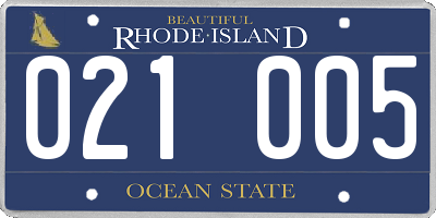 RI license plate 021005