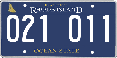 RI license plate 021011