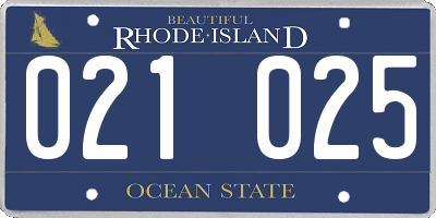 RI license plate 021025