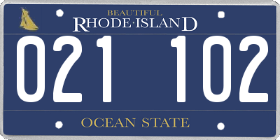 RI license plate 021102