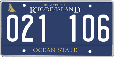 RI license plate 021106