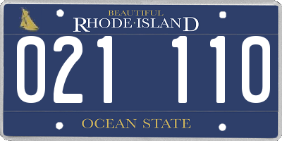 RI license plate 021110