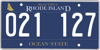 RI license plate 021127