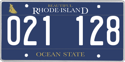 RI license plate 021128