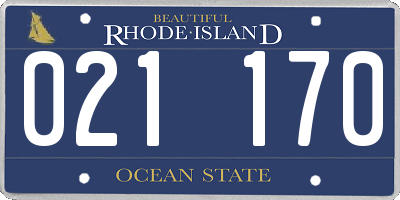 RI license plate 021170