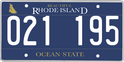 RI license plate 021195