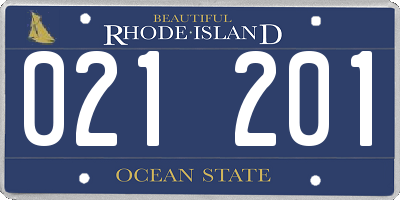 RI license plate 021201