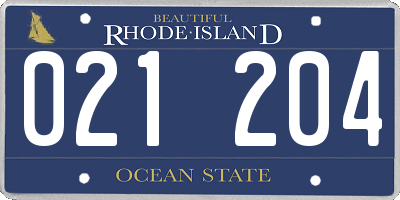 RI license plate 021204