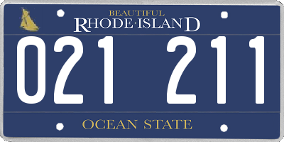 RI license plate 021211