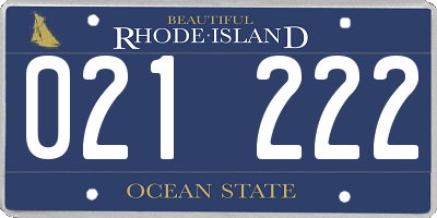 RI license plate 021222