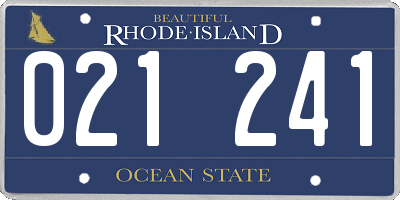 RI license plate 021241