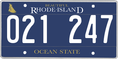 RI license plate 021247