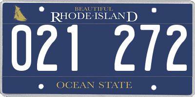 RI license plate 021272