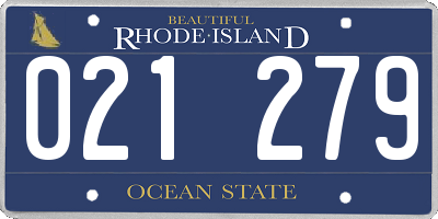 RI license plate 021279