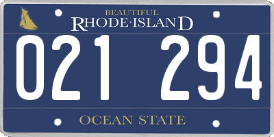 RI license plate 021294