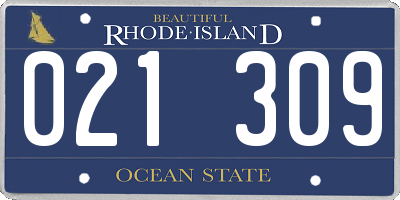 RI license plate 021309