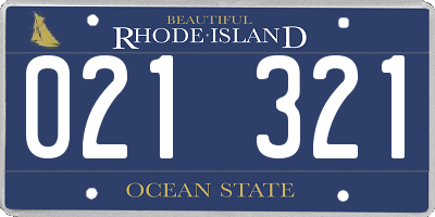 RI license plate 021321