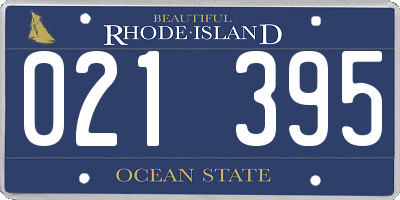 RI license plate 021395