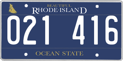 RI license plate 021416