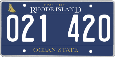 RI license plate 021420