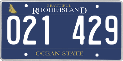 RI license plate 021429