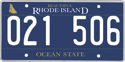 RI license plate 021506