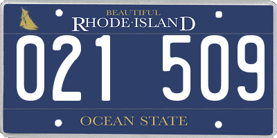 RI license plate 021509