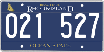 RI license plate 021527