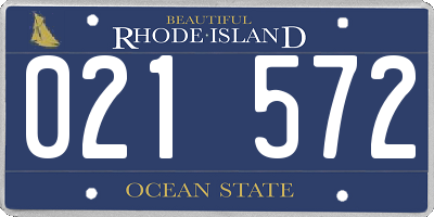 RI license plate 021572