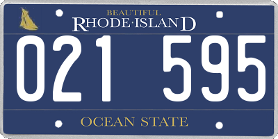 RI license plate 021595