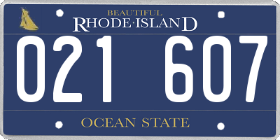 RI license plate 021607