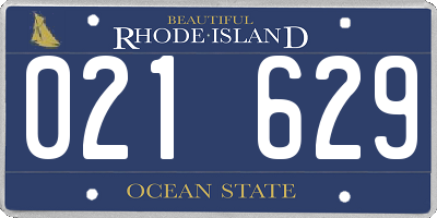 RI license plate 021629