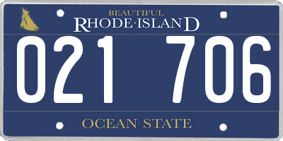 RI license plate 021706