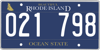 RI license plate 021798