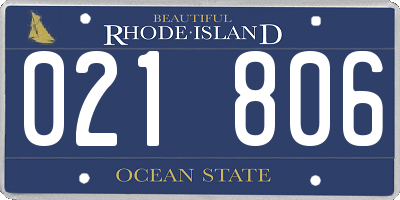 RI license plate 021806