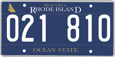 RI license plate 021810